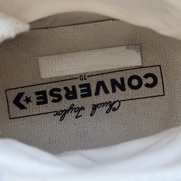 Converse Chuck 70 De Luxe Heels Womens 7 White Canvas Platform High Tops A05348C - Picture 8 of 12